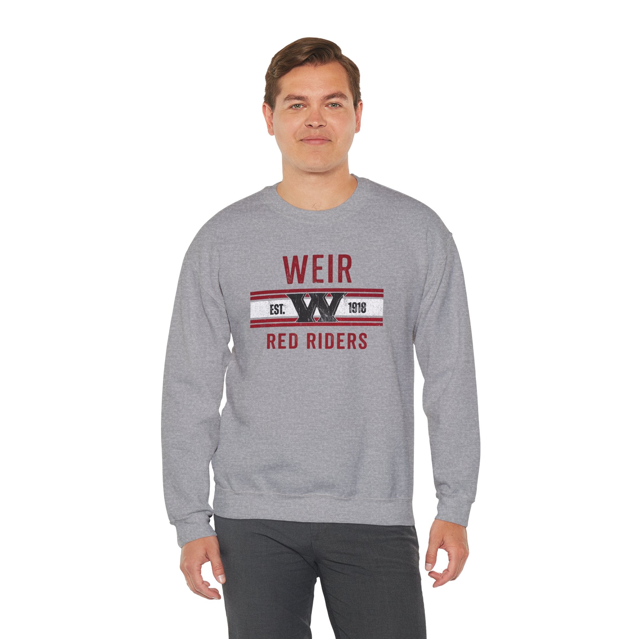 Adult Unisex Weirton Distressed Heritage Graphic Sweatshirt