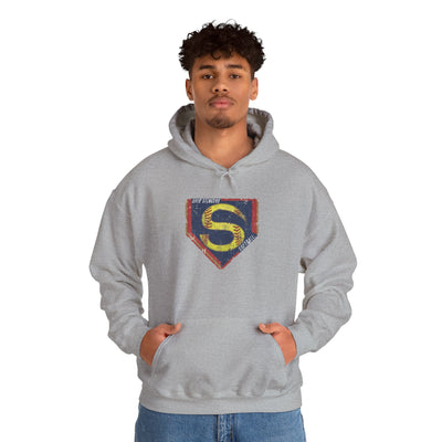 Adult Unisex Stingers Softball Distressed Logo Graphic Hoodie
