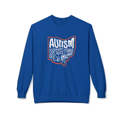 Adult Unisex Autism See The Amazing Graphic Soft Style Sweatshirt