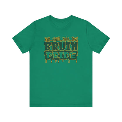 Adult Unisex Bruin Pride Drip Graphic Short Sleeve Soft Tee