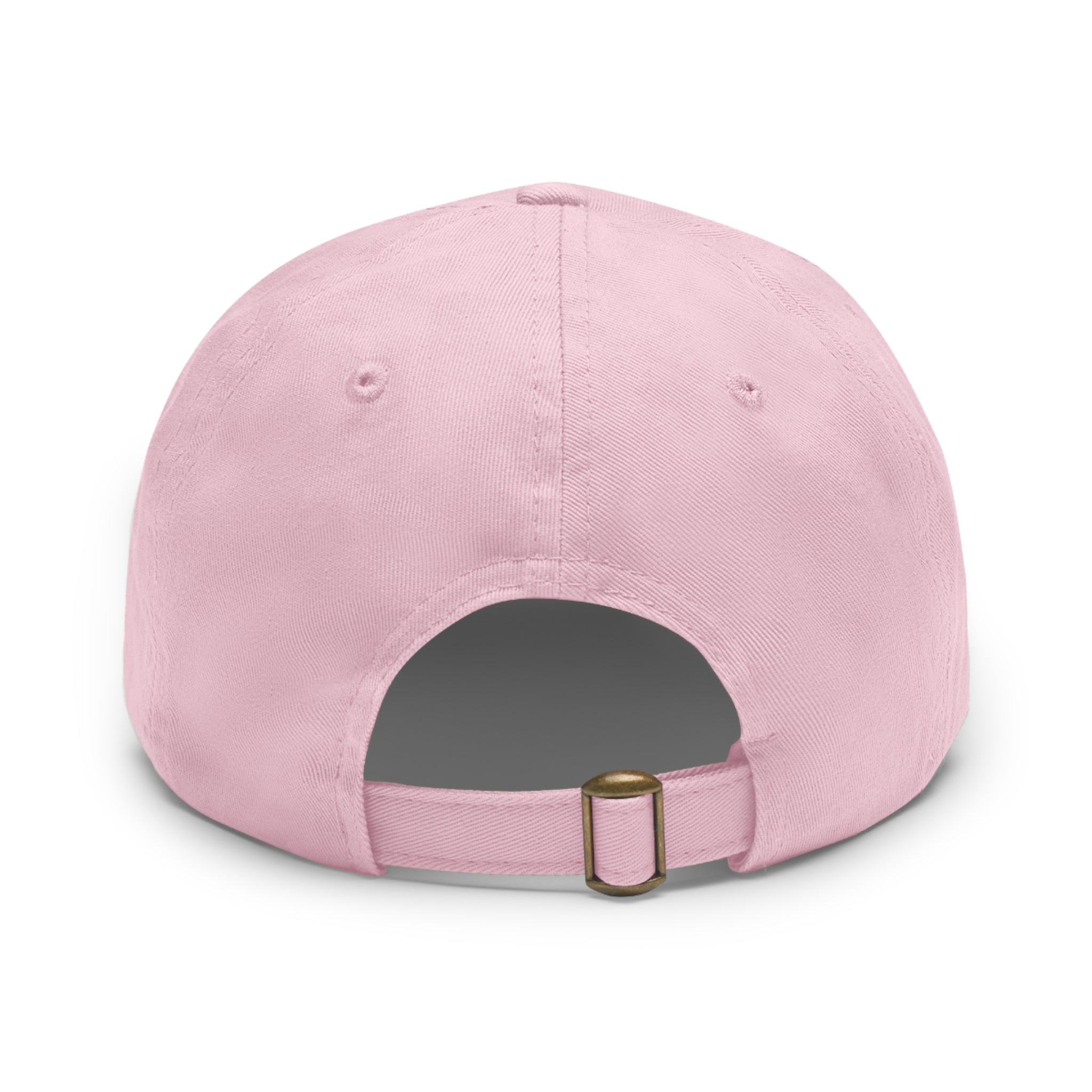 Adult Unisex Dad Hat with Jennings Leather Patch