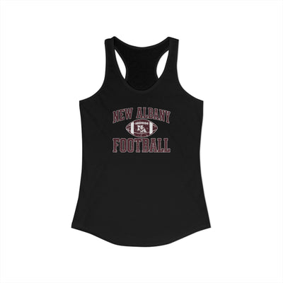 Women's New Albany Football Pride Graphic Next Level Racerback Tank