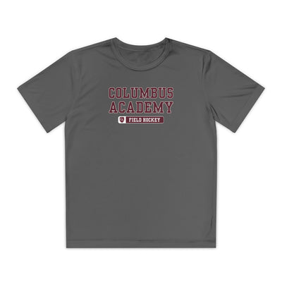 Youth Columbus Academy Field Hockey Graphic Sport-Tek Competitor Performance Tee