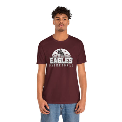 Adult Unisex New Albany Eagles Basketball Fast Break Graphic Short Sleeve Soft Tee
