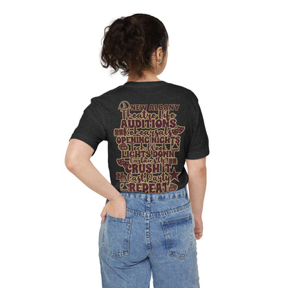 Adult Unisex New Albany Theatre Cast & Crew Graphic Pocket T-shirt