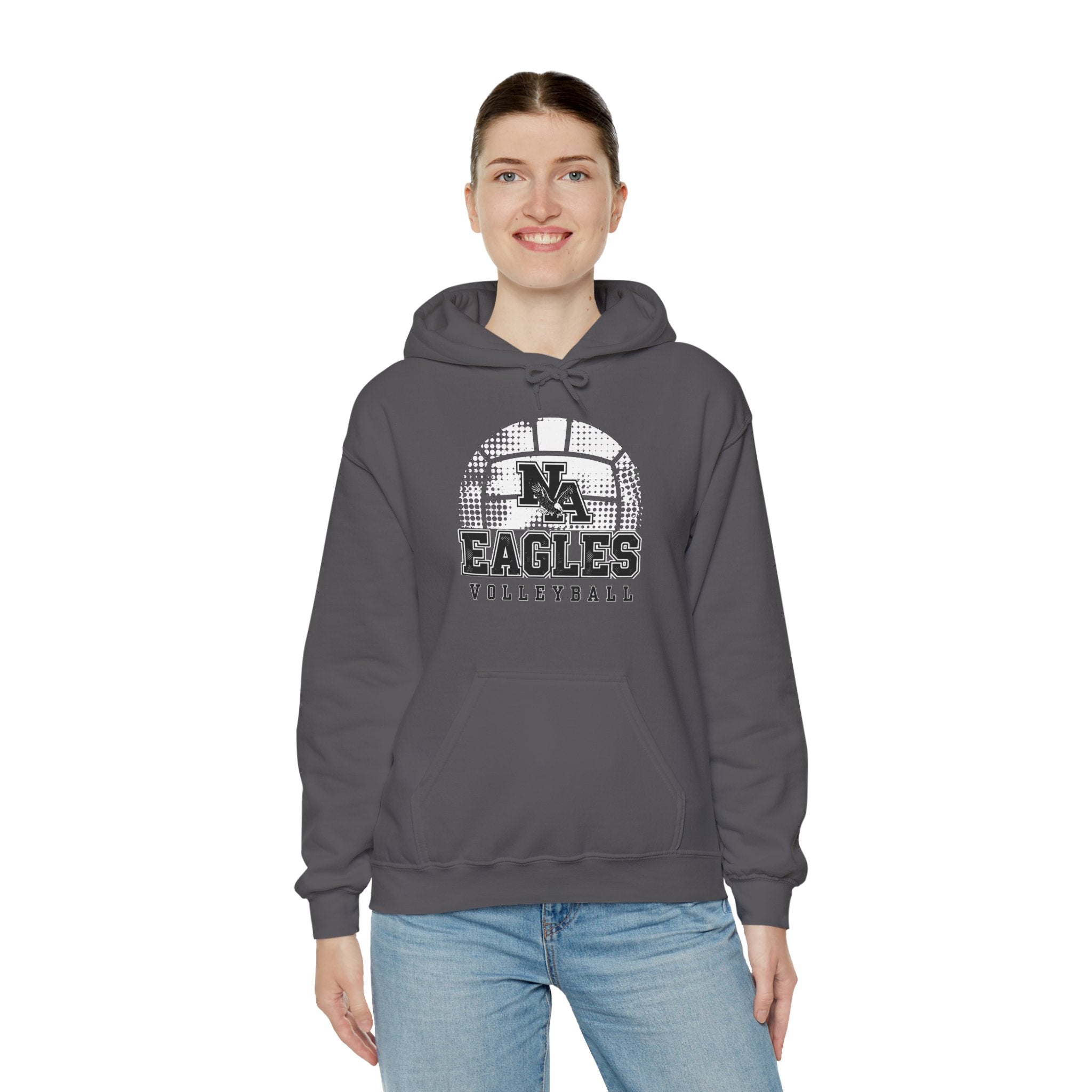 Adult UnisexNew Albany Eagles Spike it Graphic Hoodie