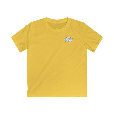 Youth South Hills Swim Club Home of the Sharks Graphic Short Sleeve Gildan Softstyle Tee