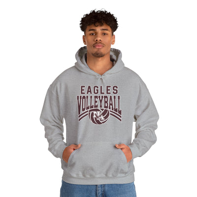 Adult Unisex New Albany Volleyball Varsity Arch Graphic Hoodie
