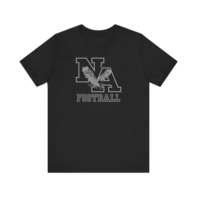Adult Unisex New Albany Tonal Football Logo Graphic Short Sleeve Soft Tee