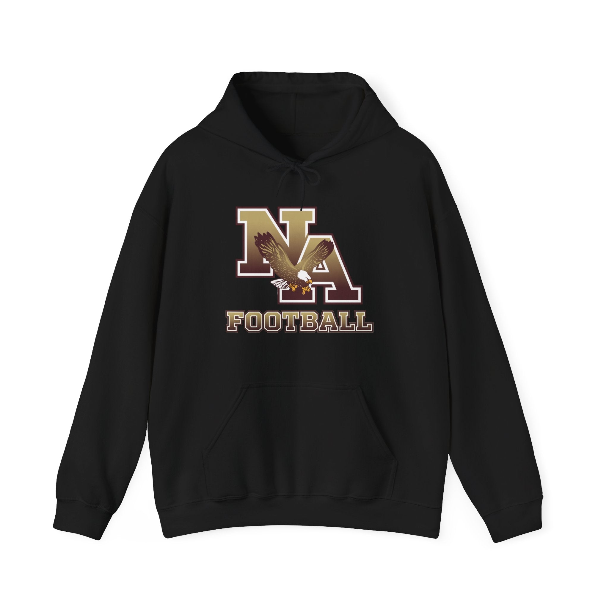 Adult Unisex New Albany Ombre Eagle Logo Graphic Hoodie