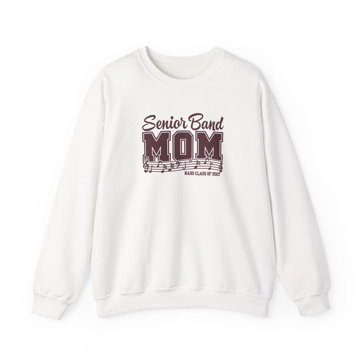 Adult Unisex New Albany 2027 Senior Band Mom Graphic Sweatshirt