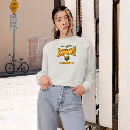 Women's Bruin Nation Graphic Cropped Fleece Sweatshirt