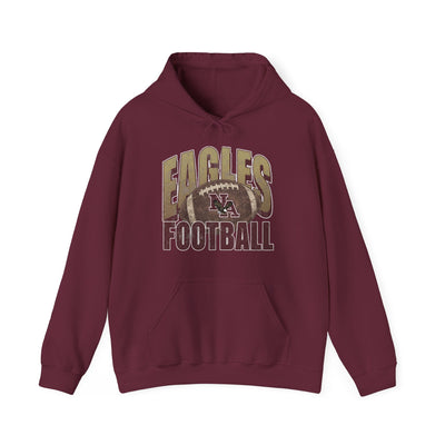 Adult Unisex New Albany First-Down Distressed Football Graphic Hoodie