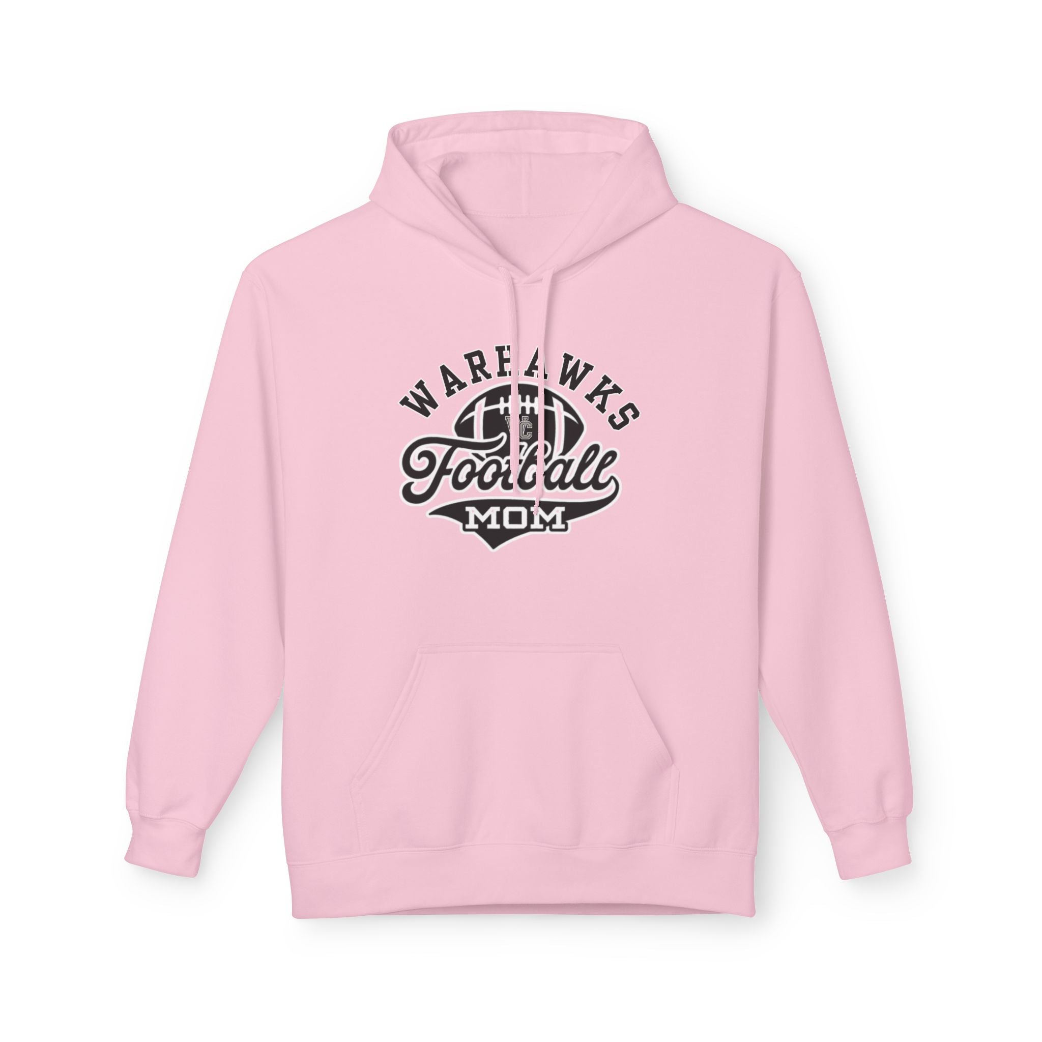 Adult Unisex Warhawks Spirit Script Football Mom Graphic Soft Style Hoodie