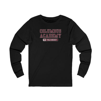 Adult Unisex Columbus Academy Field Hockey Graphic Long Sleeve Bella + Canvas Soft Tee