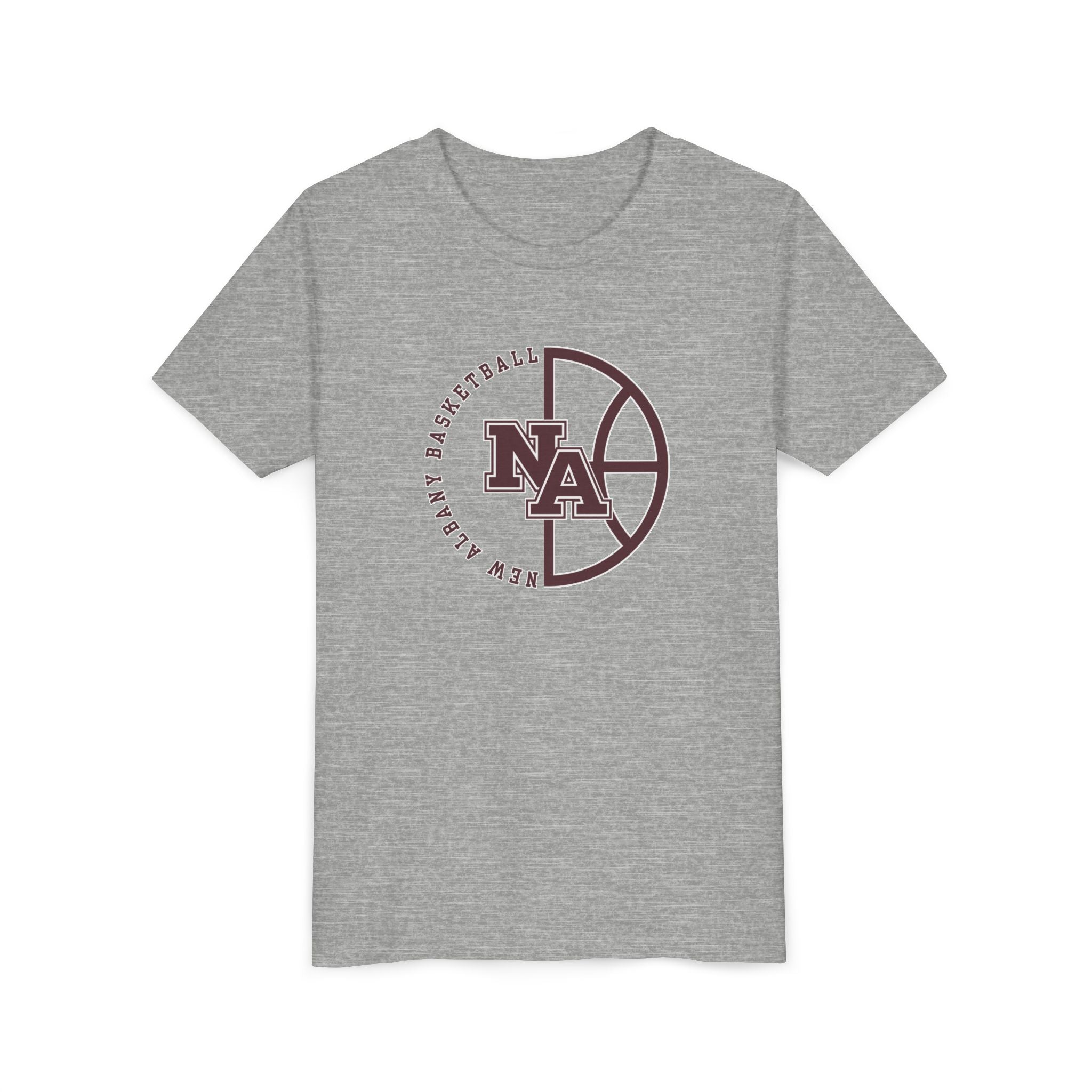 Youth New Albany Basketball Pick and Roll Graphic Short Sleeve Soft Tee