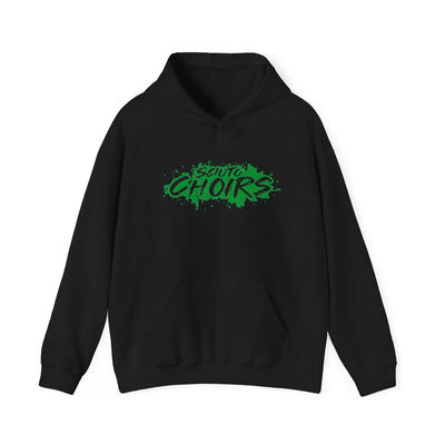 Adult Unisex Dublin Scioto Choirs Paint Splatter Graphic Hoodie