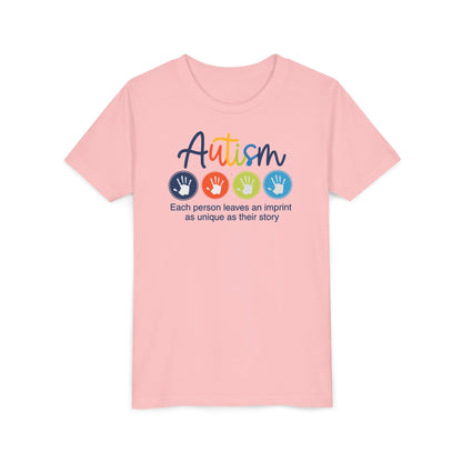 Youth Autism Imprint Graphic Short Sleeve Soft Tee