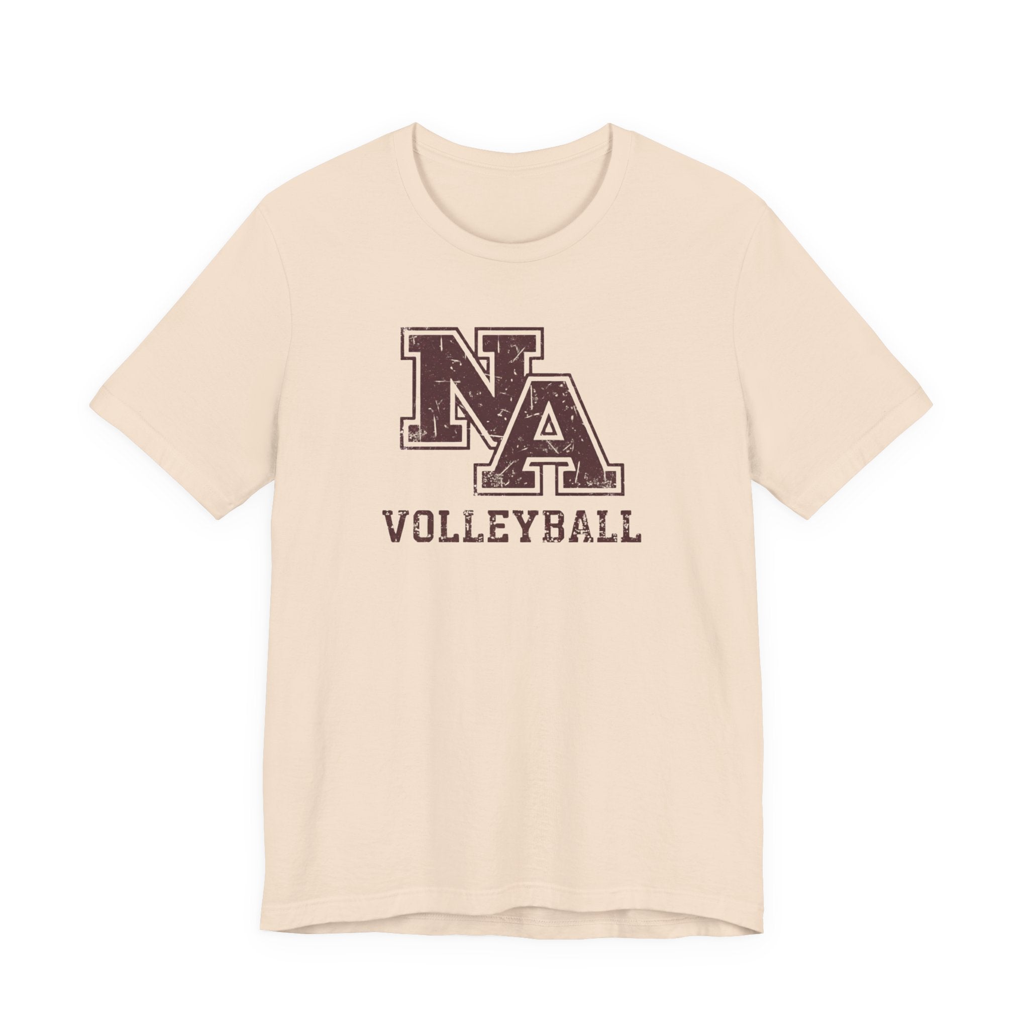 Adult Unisex New Albany Volleyball Vintage Vibe Logo Graphic Short Sleeve Soft Tee
