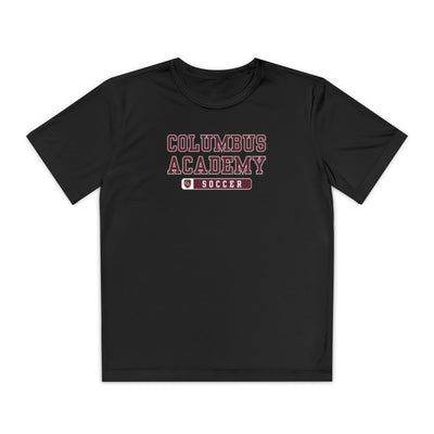 Youth Columbus Academy Soccer Graphic Sport-Tek Competitor Performance Tee