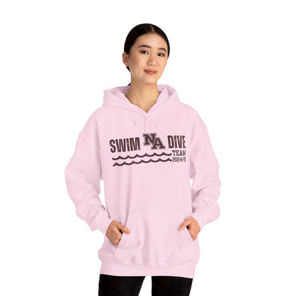 Adult Unisex Swim & Dive Winning Waves Graphic Hoodie