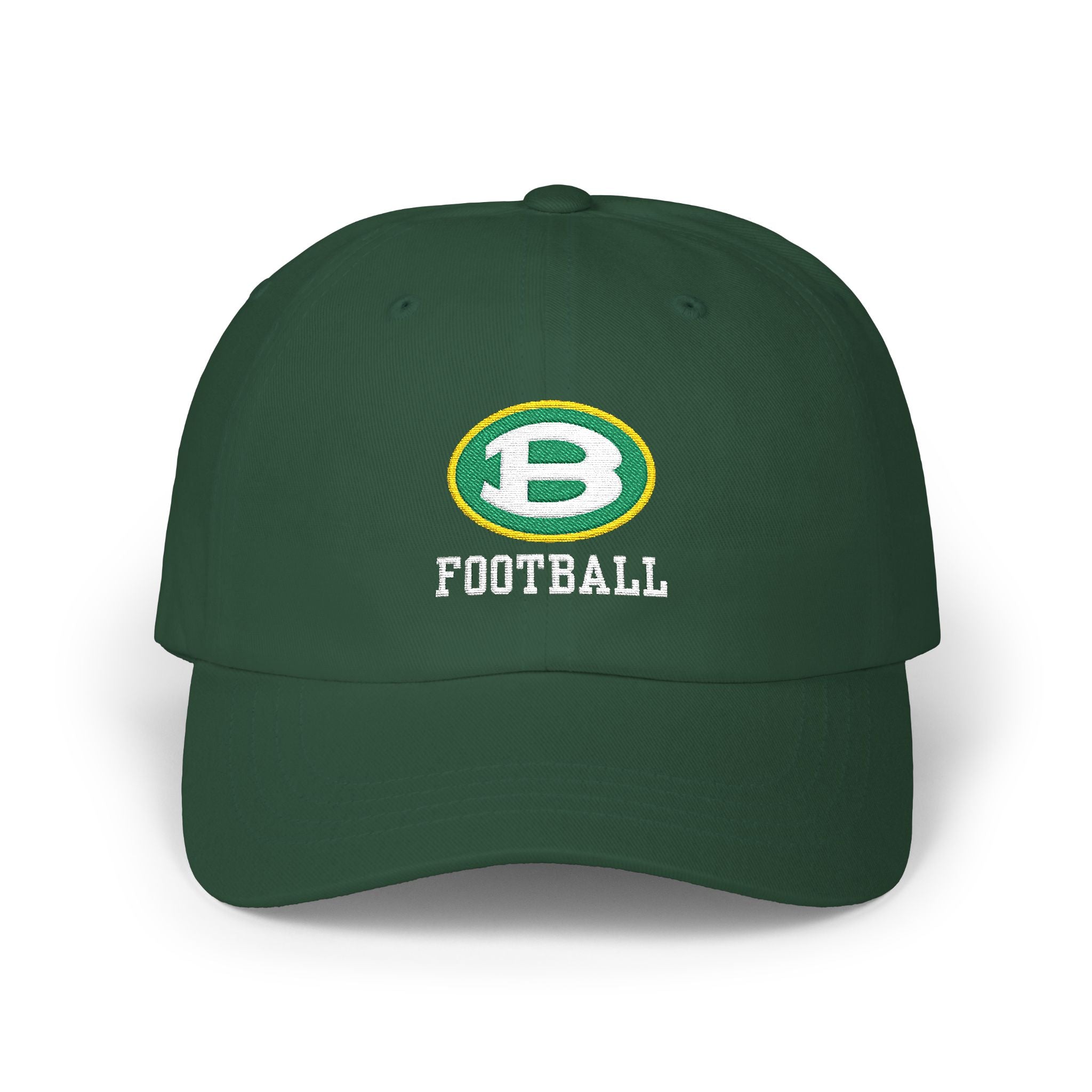 Embroidered Classic Brooke Football Logo Dad Cap