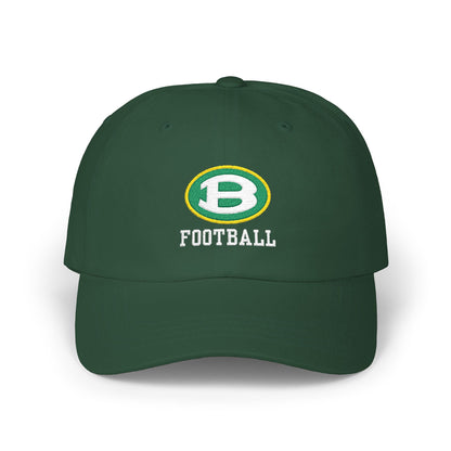 Embroidered Classic Brooke Football Logo Dad Cap