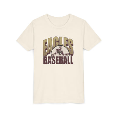 Youth New Albany Eagles Distressed Dugout Graphic Short Sleeve Soft Tee