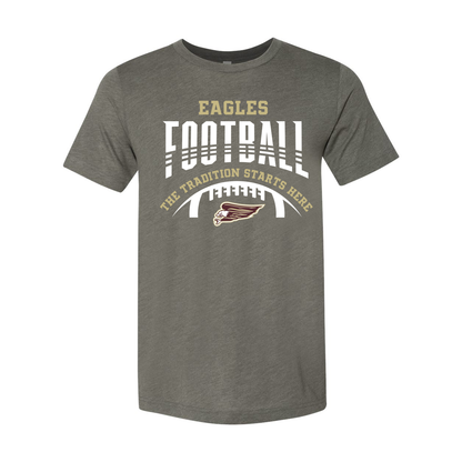 Adult Unisex Super Soft Tackle Football Tradition Short Sleeve Graphic Tee