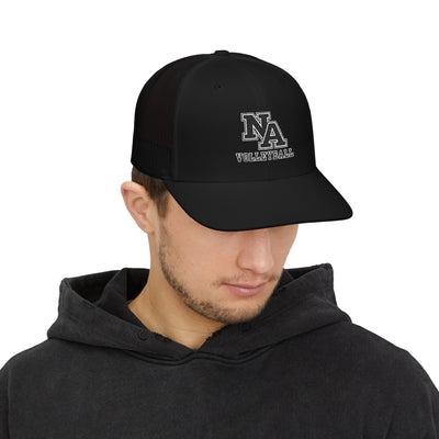 Adult Unisex New Albany Volleyball Embroidered Richardson 112 Snapback Trucker Hat