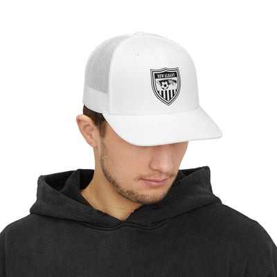 Adult Unisex New Albany Youth Soccer League Crest Richardson 112 Snapback Trucker Hat