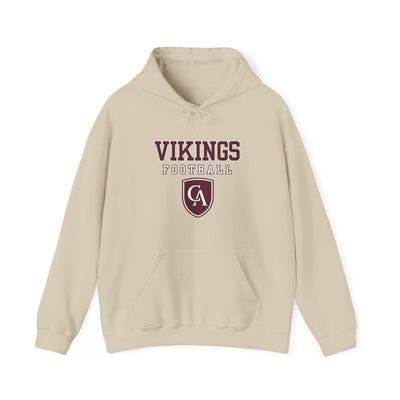 Adult Unisex Columbus Academy Vikings Football Graphic Gildan Heavy Blend Hoodie