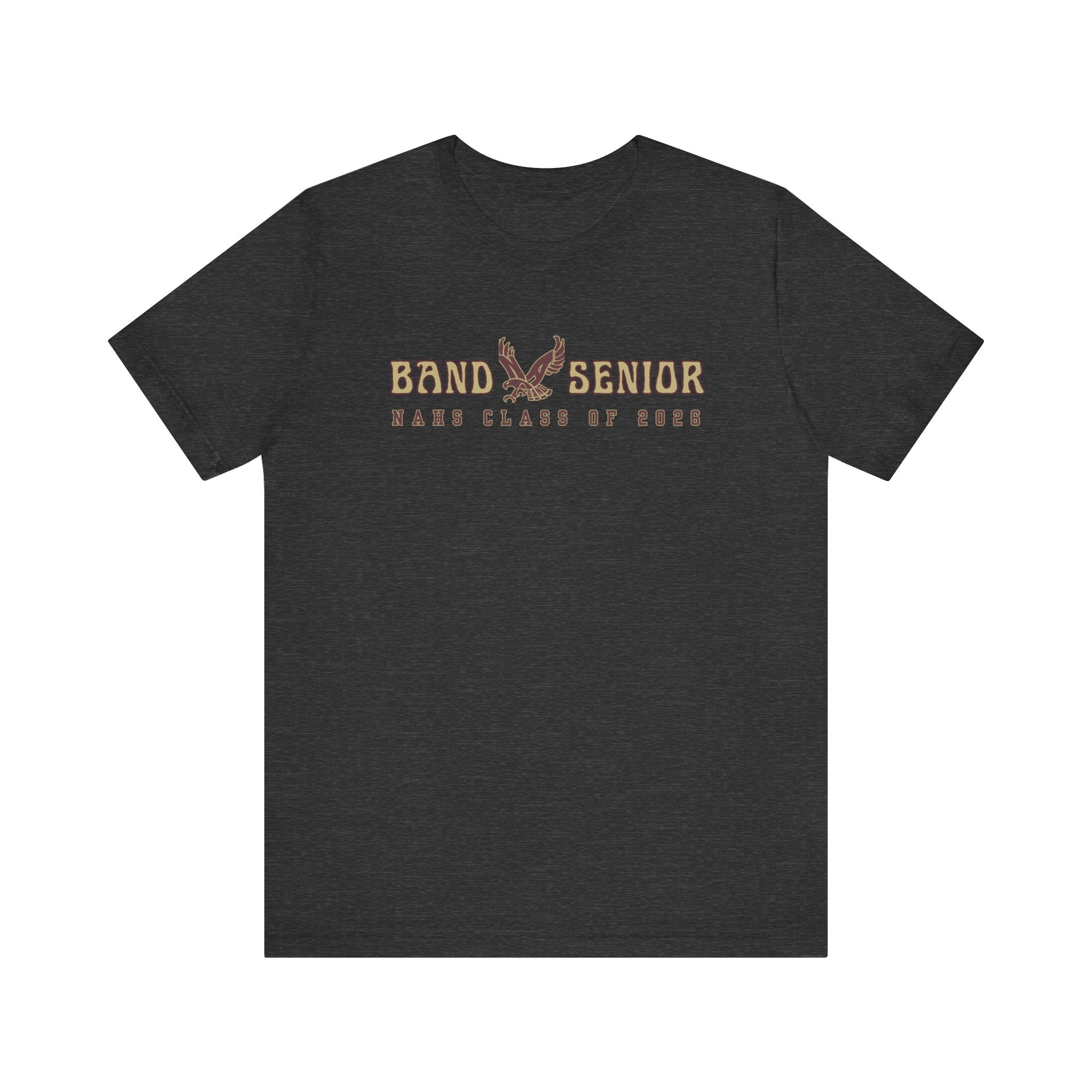 Adult Unisex Band Eagle Senior Graphic Short Sleeve Soft Tee