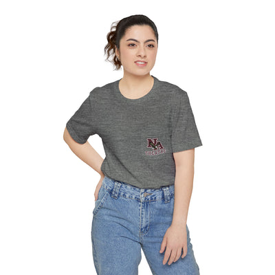 Adult Unisex New Albany Theatre Heart Graphic Pocket T-shirt
