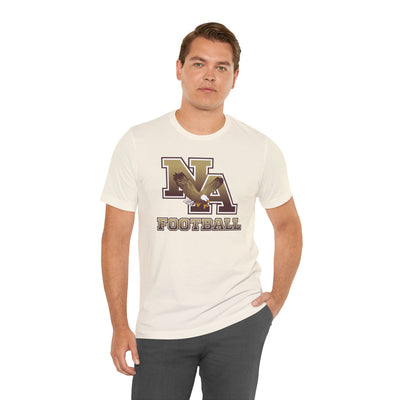 Adult Unisex New Albany Ombre Eagle Logo Graphic Short Sleeve Soft Tee