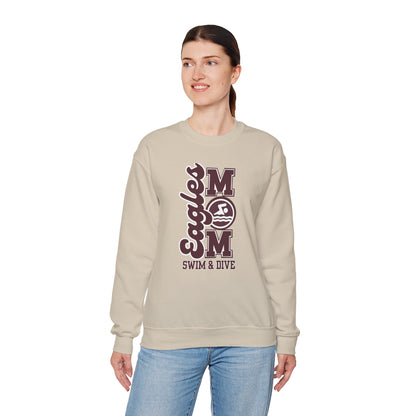 Women's Swim and Dive Mom Graphic Sweatshirt