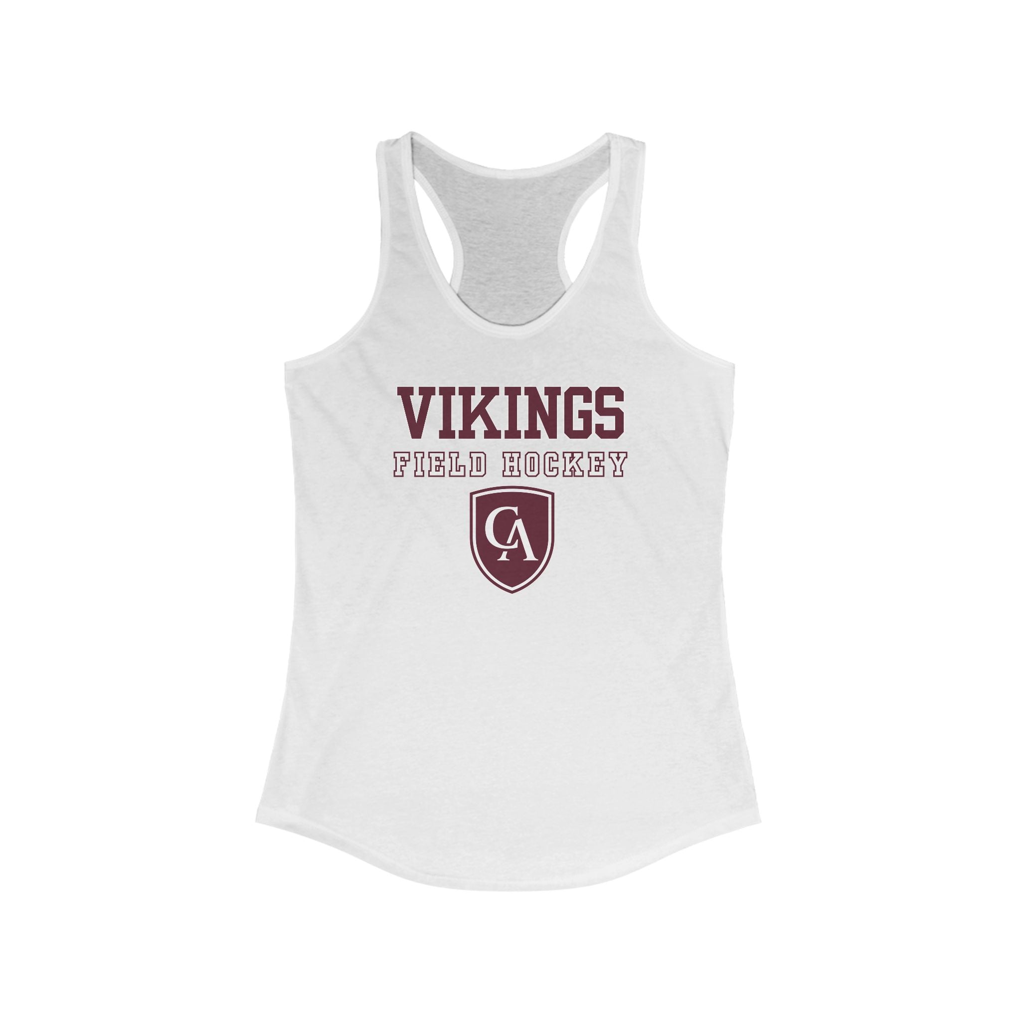 Women's Columbus Academy Vikings Field Hockey Graphic Next Level Racerback Tank