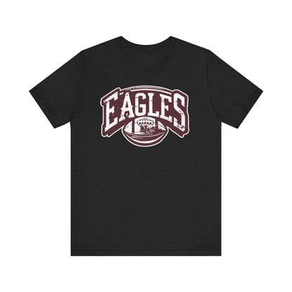 Adult Unisex New Albany Eagles Football Motion Graphic Short Sleeve Soft Tee