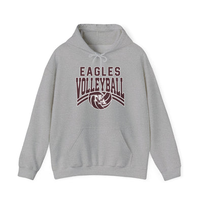 Adult Unisex New Albany Volleyball Varsity Arch Graphic Hoodie