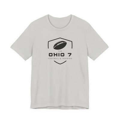 Adult Unisex The Ohio 7 Black Logo Short Sleeve Bella + Canvas Soft Tee