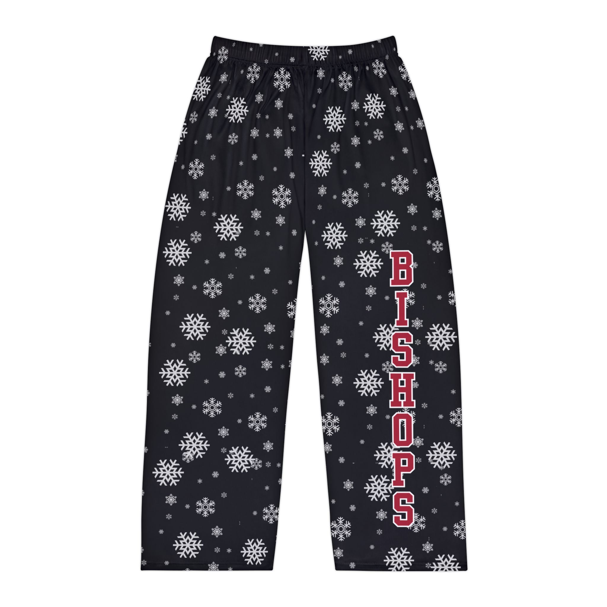 Men's OWU Bishops Baseball Spirited Snowflake Printed Pajama Pants
