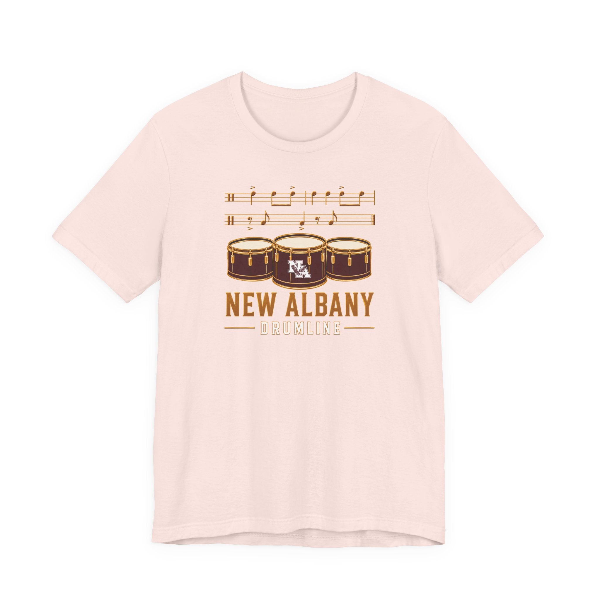 Adult Unisex New Albany Band Drumline Graphic Short Sleeve Bella + Canvas Soft Tee