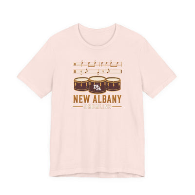 Adult Unisex New Albany Band Drumline Graphic Short Sleeve Bella + Canvas Soft Tee