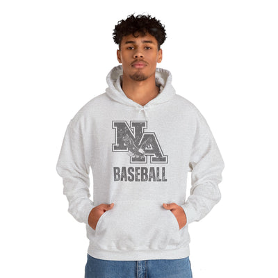 Adult Unisex Vintage Faded Logo Baseball Graphic Hoodie
