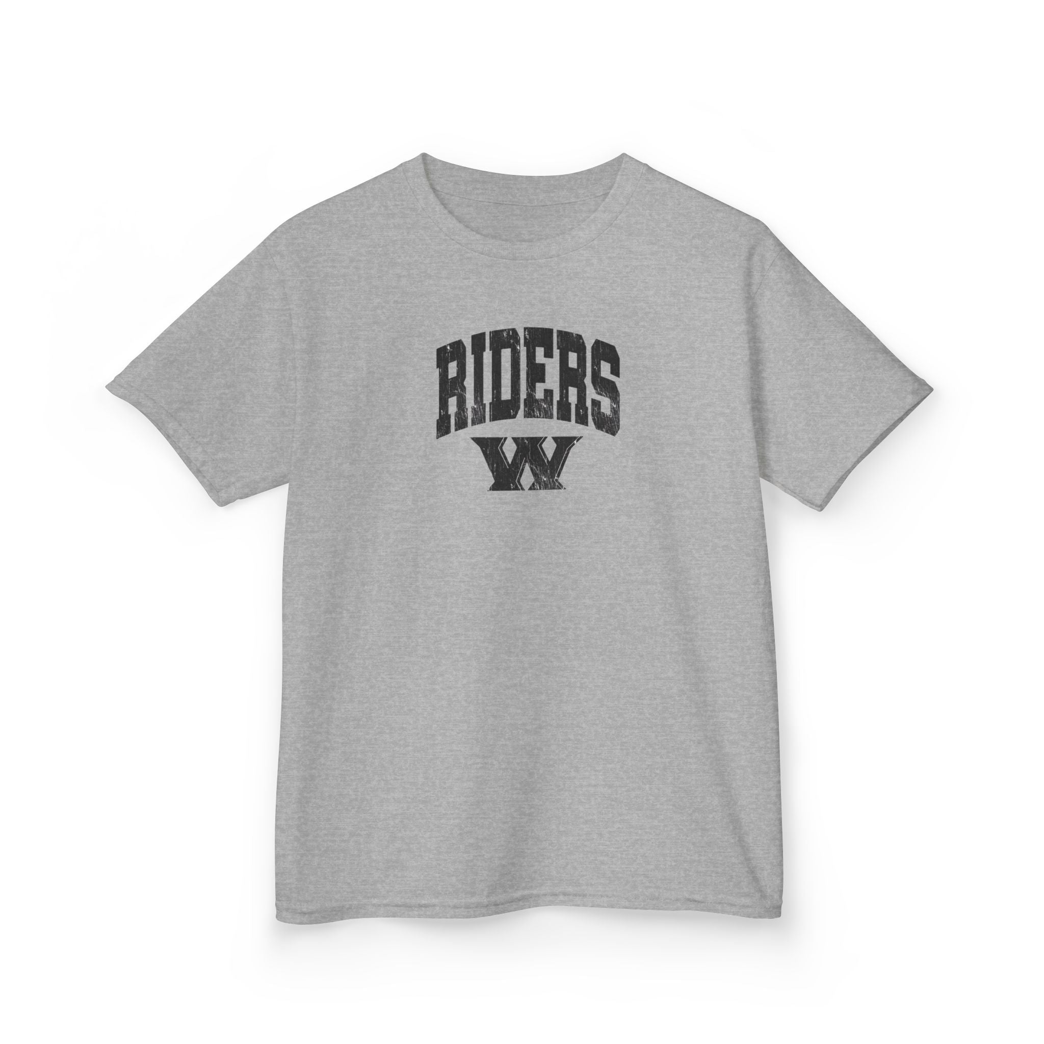 Youth Riders Arch Vintage Distressed W Graphic Short Sleeve Gildan Heavy Tee