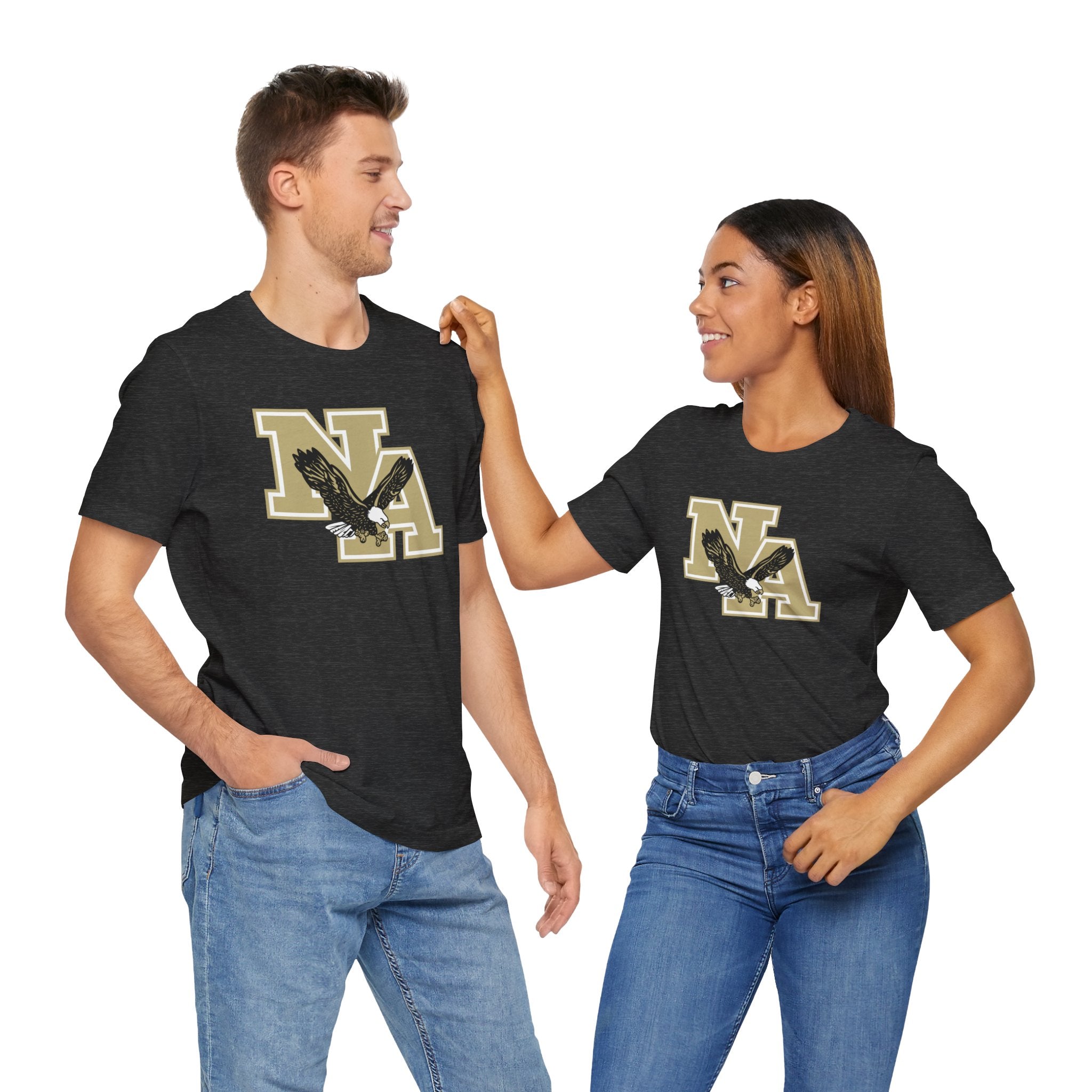 Adult Unisex Classic Gold Logo Short Sleeve Soft Tee