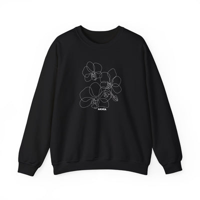 Adult Unisex Orchid Graphic Sweatshirt - Akhia
