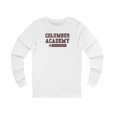 Adult Unisex Columbus Academy Athletic Performance Graphic Long Sleeve Bella + Canvas Soft Tee