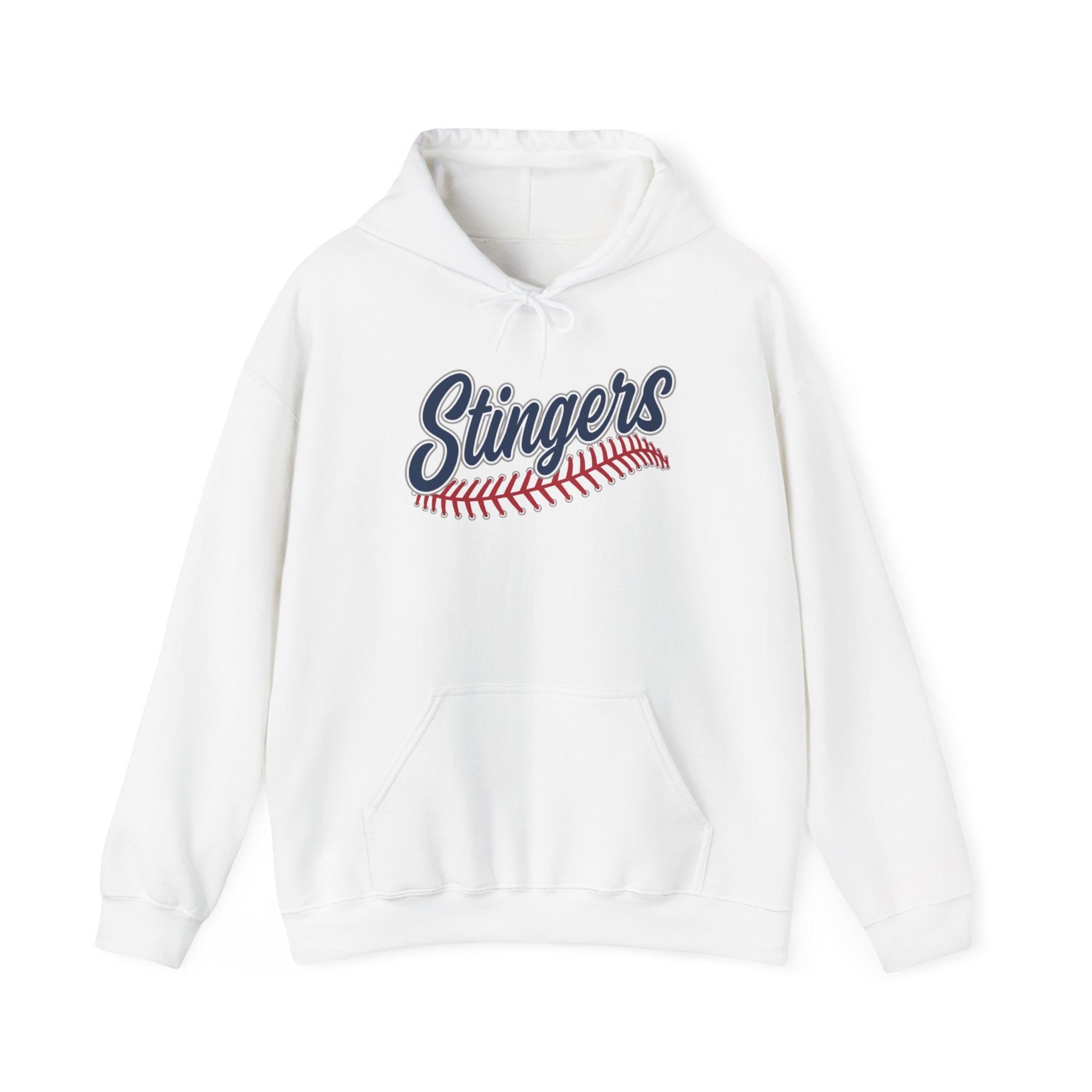 Adult Unisex Stingers Softball Stitches Graphic Hoodie
