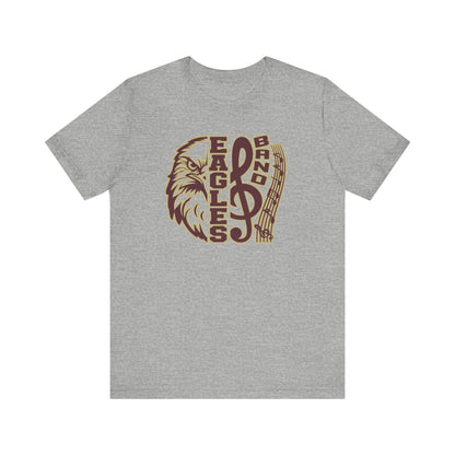 Adult Unisex Epic Band Eagle Graphic Short Sleeve Soft Tee